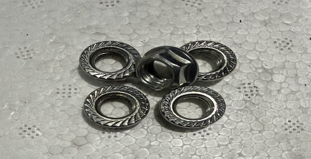 Đai Ốc Mũ Chụp & Đai Ốc Bông Chống Tháo Inox 304 - ảnh 2