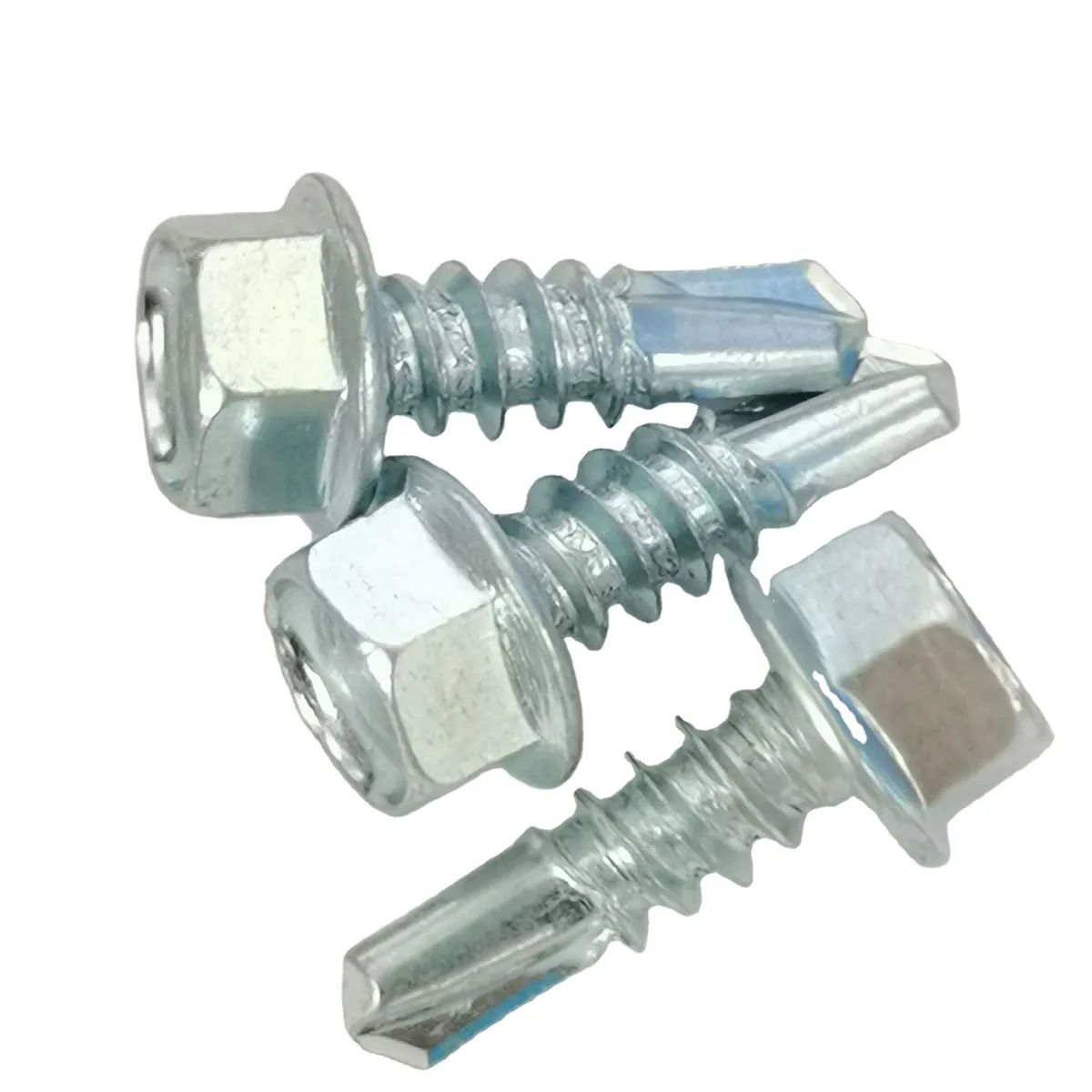 Vít tự khoan lục giác có vành đệm liền đầu, mũi khoan đuôi cá